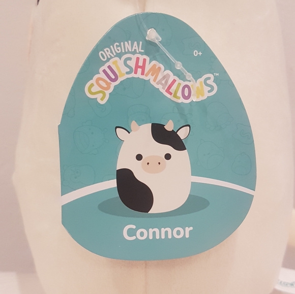 Cow Squishmallow 8" Connor (peach horns/nose) - Picture 2 of 6
